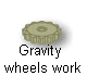 Gravity 
wheels work